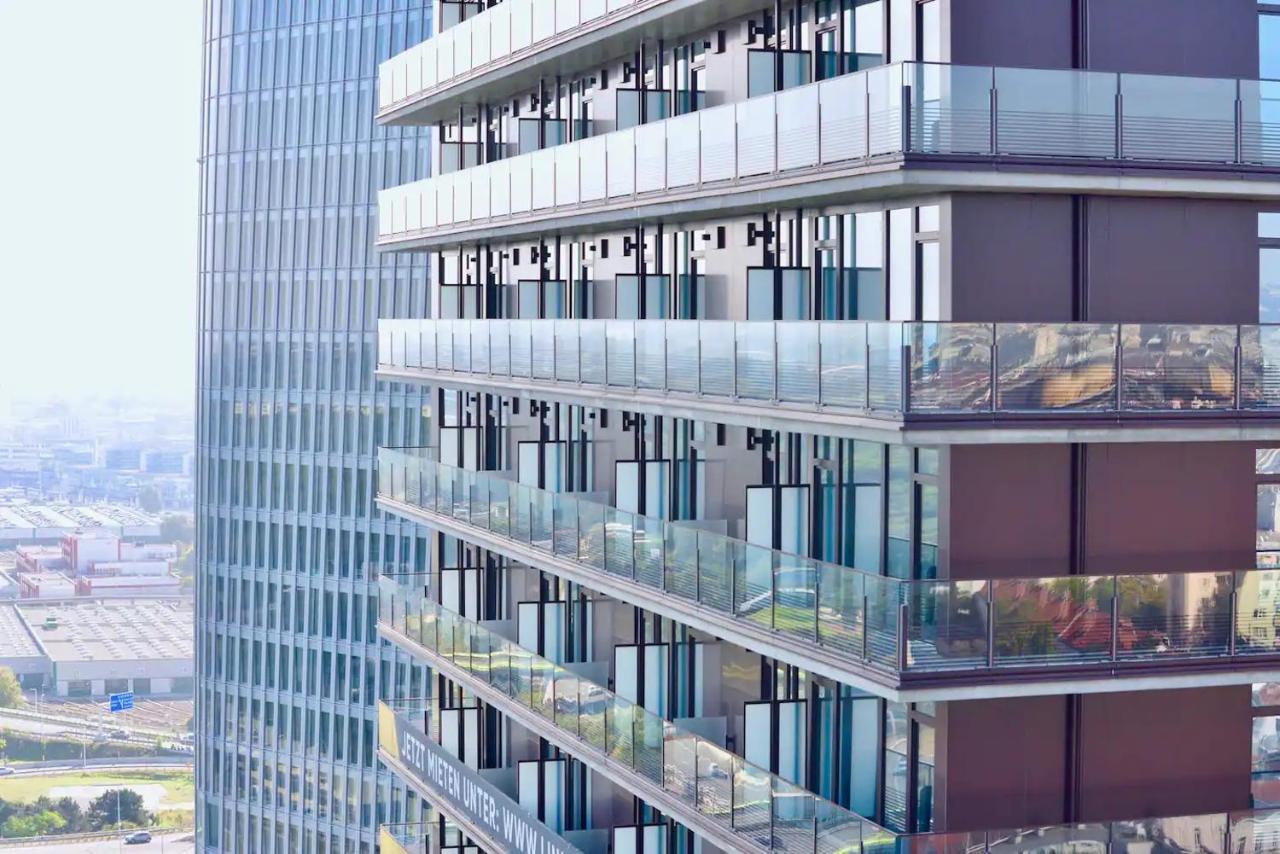 Skyscraper-Feeling With Parking Nearby Apartment เวียนนา ภายนอก รูปภาพ